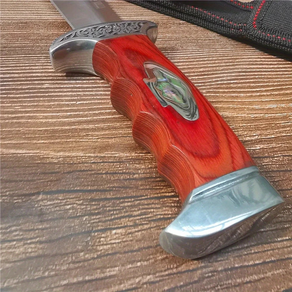 Doom Blade 9CR18MOV Fixed Blade Knife For Camping And Hunting