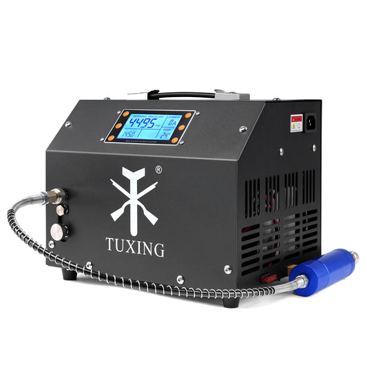 TUXING 4500 Psi 12V PCP Air Compressor With LCD Display