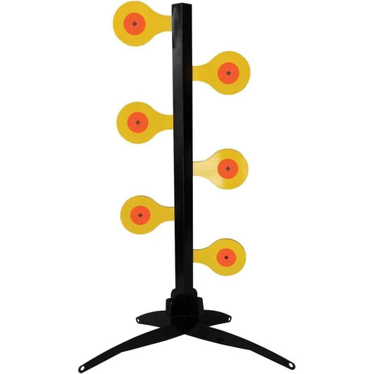 Handgun Dueling Tree Target With AR500 Steel Paddles For Plinking