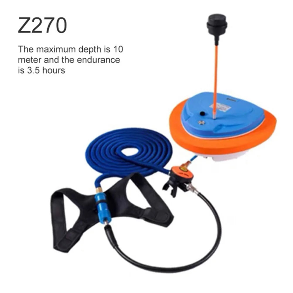 TUXING Rechargeable Portable Underwater Ventilator For Diving 10M Depth 3.5-5H