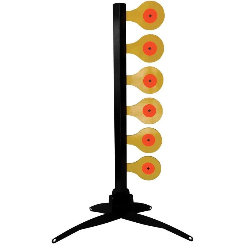 Handgun Dueling Tree Target With AR500 Steel Paddles For Plinking