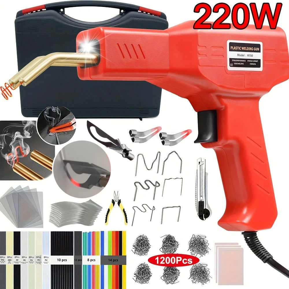 Plastic Welder 2in1 Welding Repair Kit Hot Staples