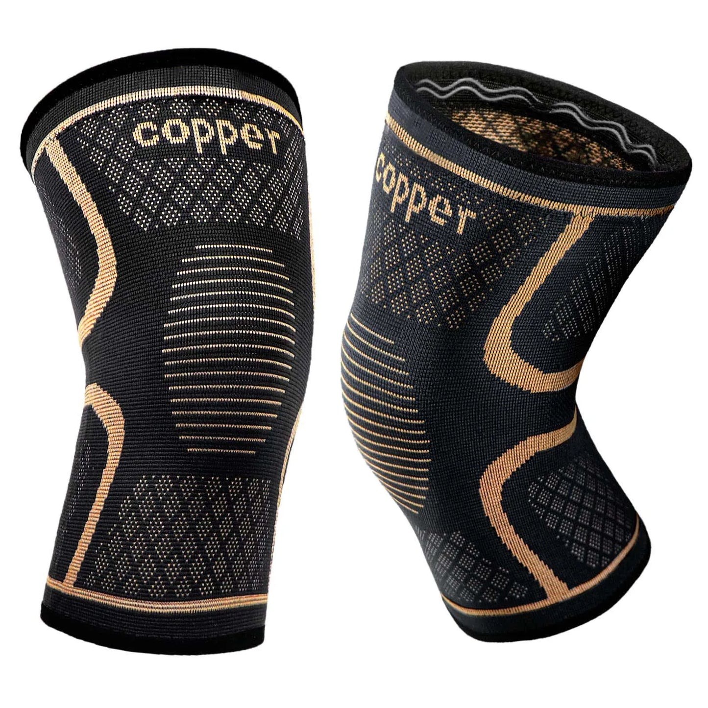 Elenxs Copper Knee Braces For Basketball Running Yoga