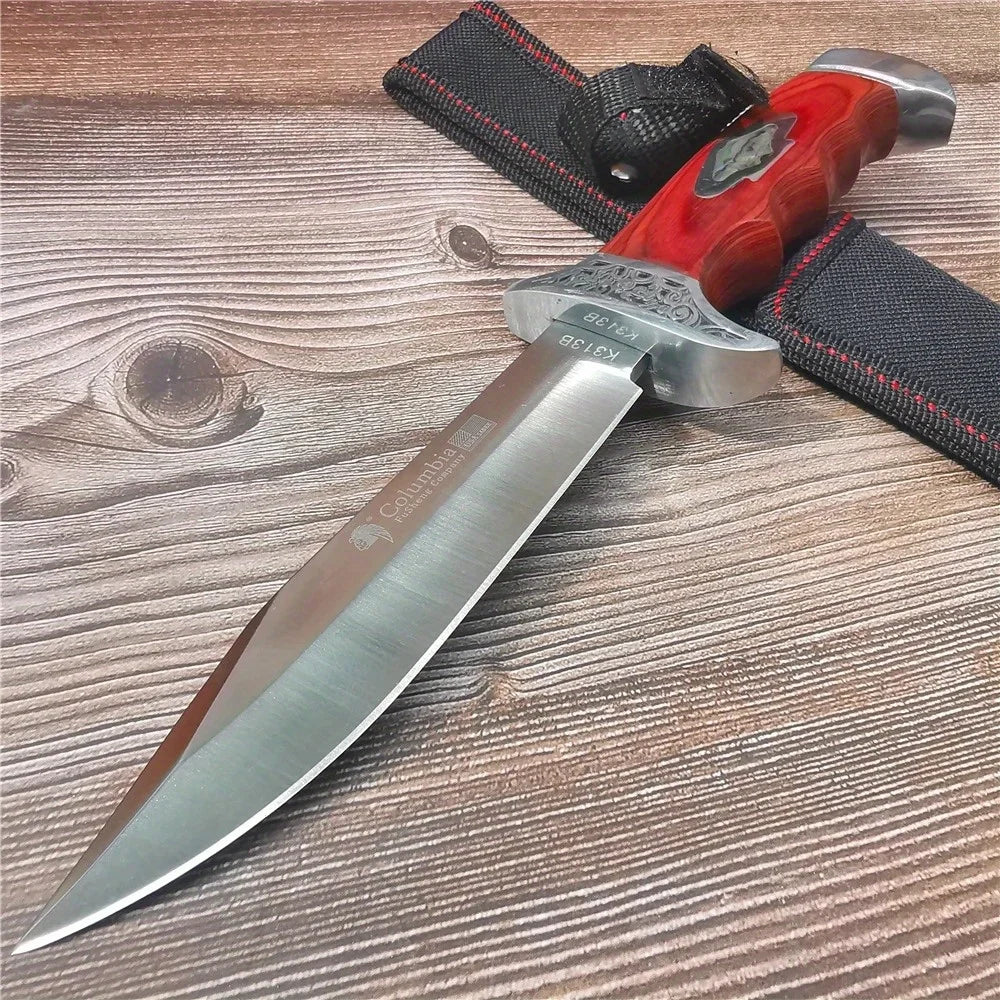 Doom Blade 9CR18MOV Fixed Blade Knife For Camping And Hunting