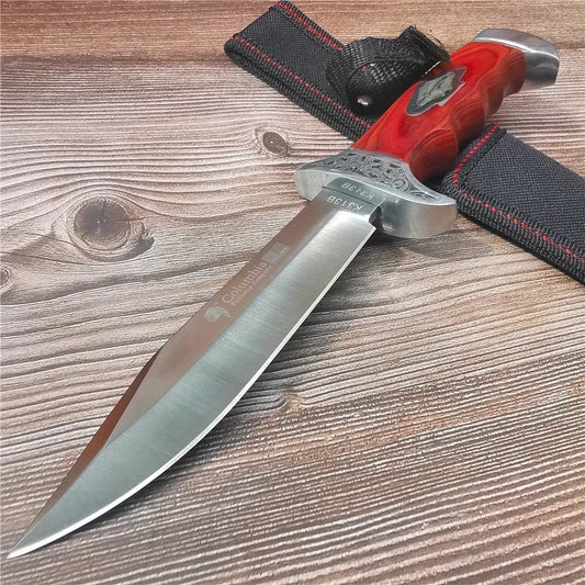 Doom Blade 9CR18MOV Fixed Blade Knife For Camping And Hunting