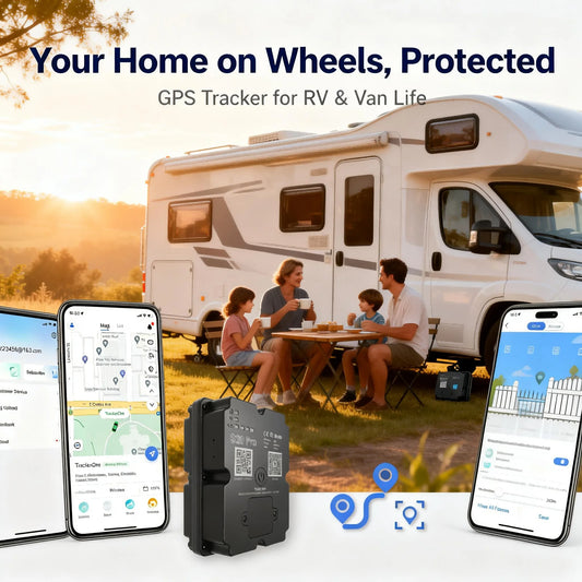 Wanwaytech GPS Tracker for RV Camper Real-Time Location Anti Theft