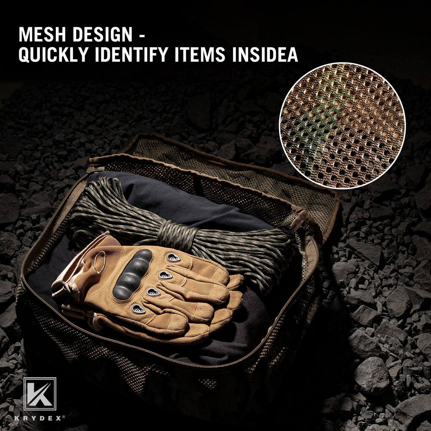 KRYDEX Tactical Modular Pouch Set for Travel Organization