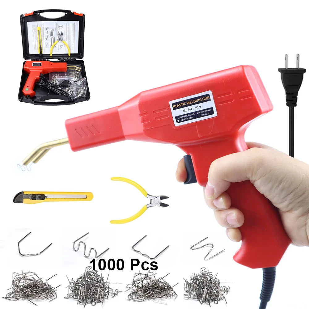 Plastic Welder 2in1 Welding Repair Kit Hot Staples