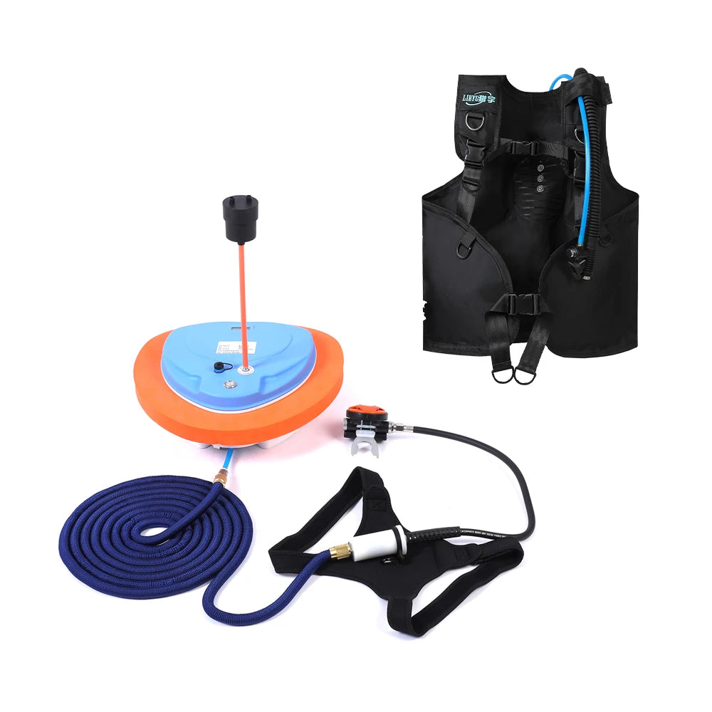TUXING Rechargeable Portable Underwater Ventilator For Diving 10M Depth 3.5-5H