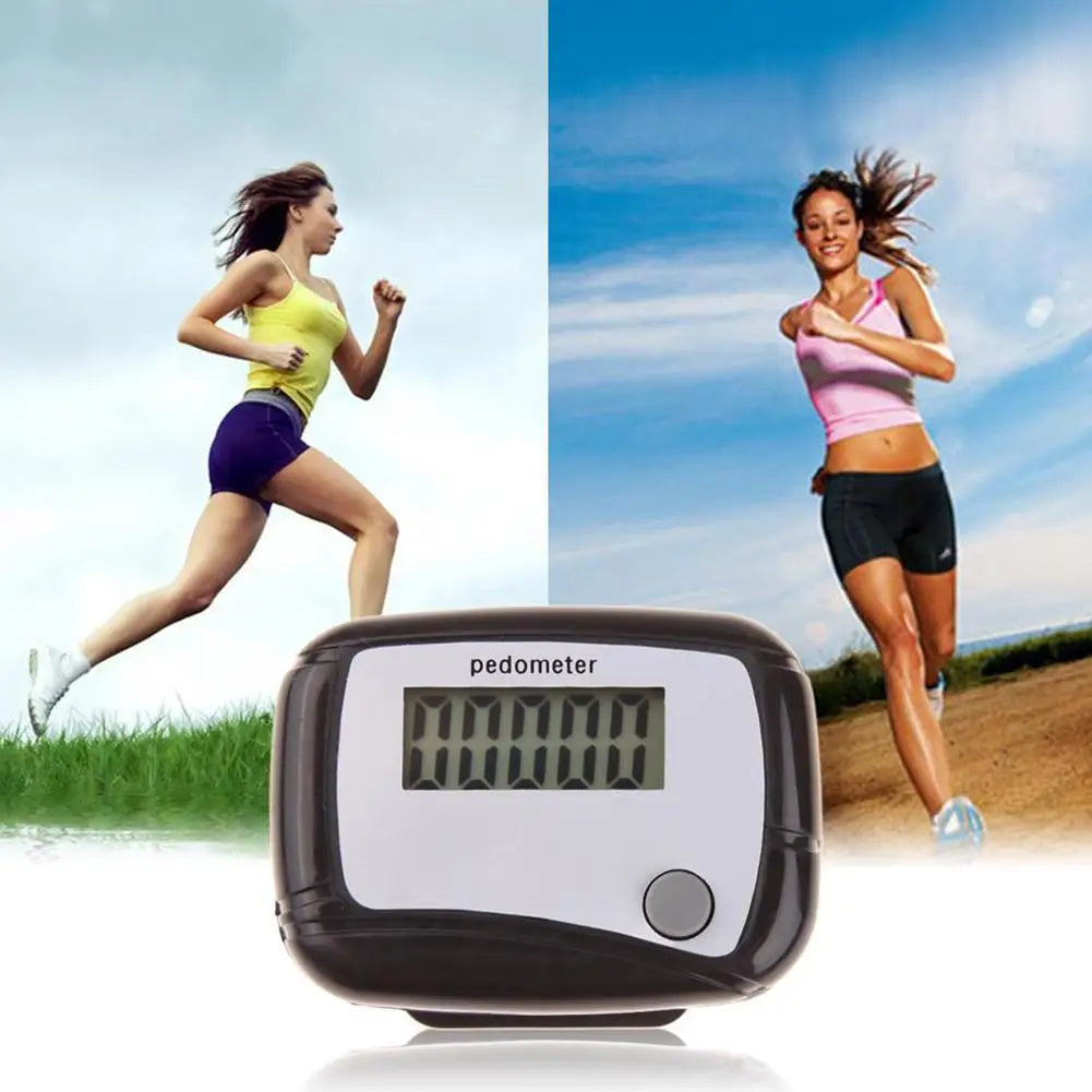 LCD Clip Pedometer For Walking Distance And Calorie Tracking