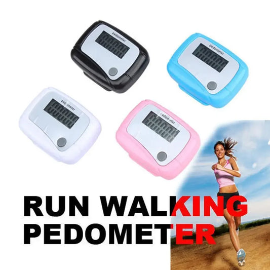 LCD Clip Pedometer For Walking Distance And Calorie Tracking