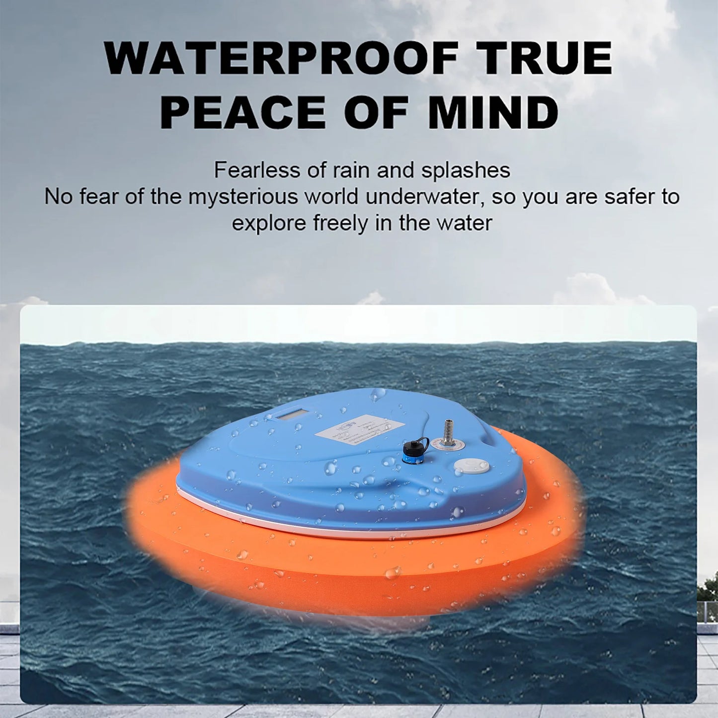 TUXING Rechargeable Portable Underwater Ventilator For Diving 10M Depth 3.5-5H