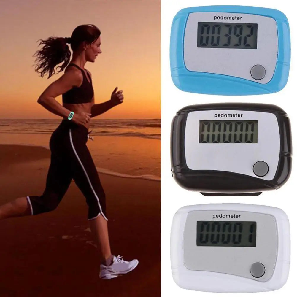 LCD Clip Pedometer For Walking Distance And Calorie Tracking