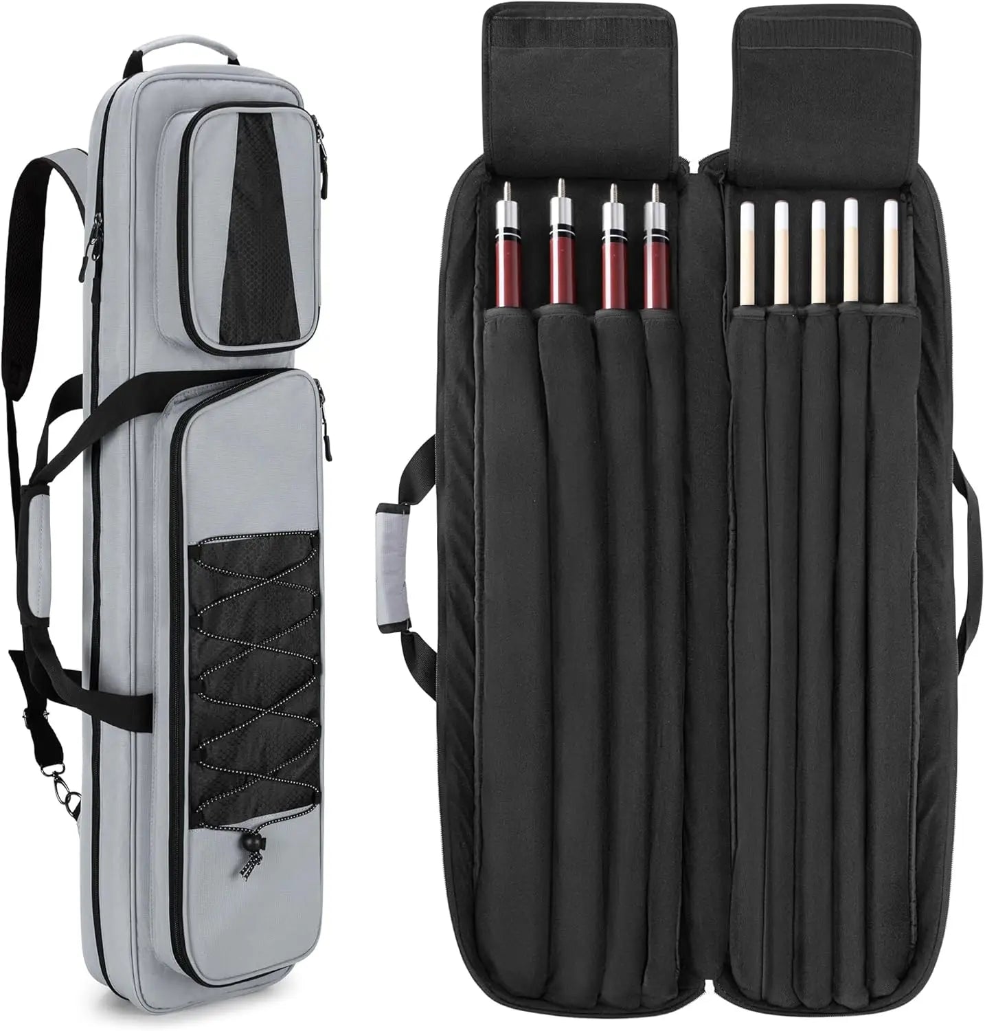 Pool Cue Case Holds 4 Butts And 5 Shafts