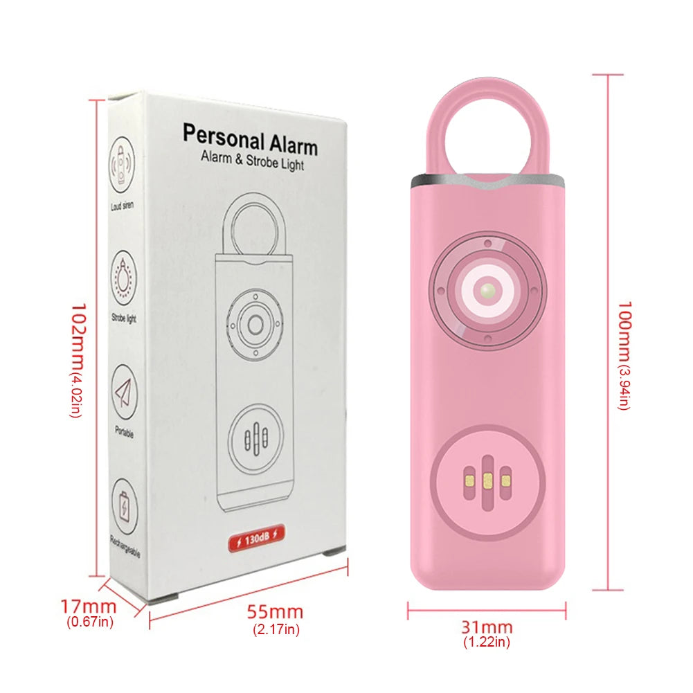 ALLOYSEED Self Defense Alarm 130dB Panic Alarm Keychain